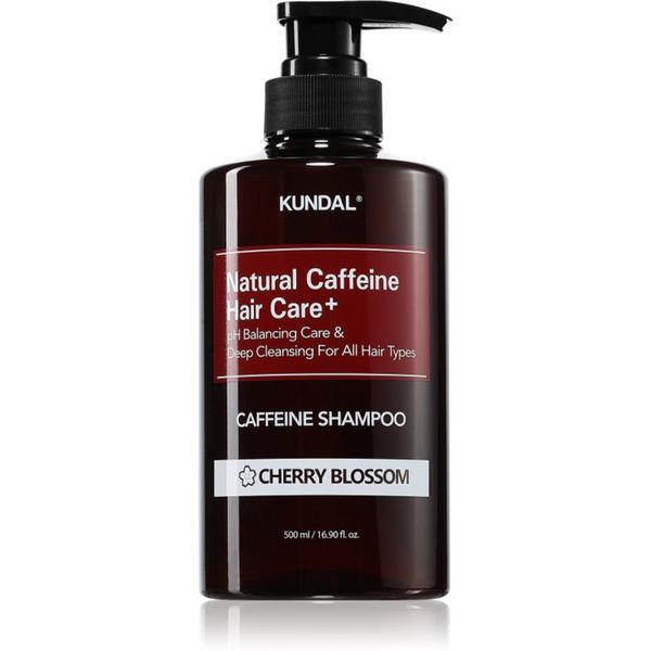 KUNDAL KUNDAL Caffeine Shampoo Cherry Blossom prirodni šampon protiv gubitka kose 500 ml