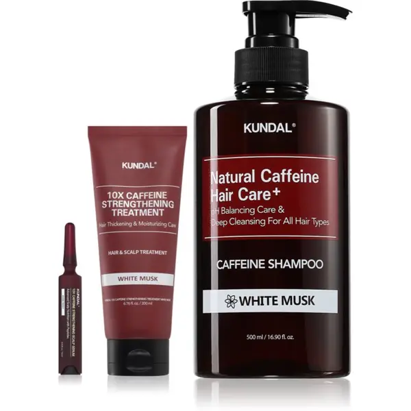 KUNDAL KUNDAL Caffeine Strengthening set za jačanje kose