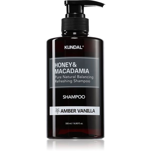 KUNDAL KUNDAL Honey & Macadamia Amber Vanilla prirodni šampon za suhu i oštećenu kosu 500 ml