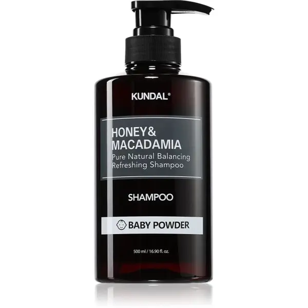 KUNDAL KUNDAL Honey & Macadamia Baby Powder prirodni šampon za suhu i oštećenu kosu 500 ml