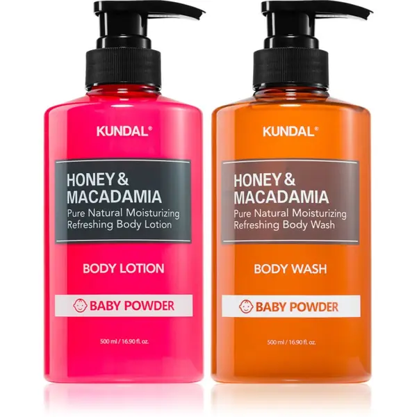 KUNDAL KUNDAL Honey & Macadamia Baby Powder set za tijelo