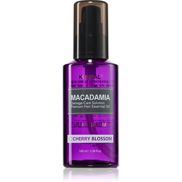 KUNDAL KUNDAL Macadamia Ultra Serum Cherry Blossom regenerirajući uljni serum za oštećenu kosu 100 ml