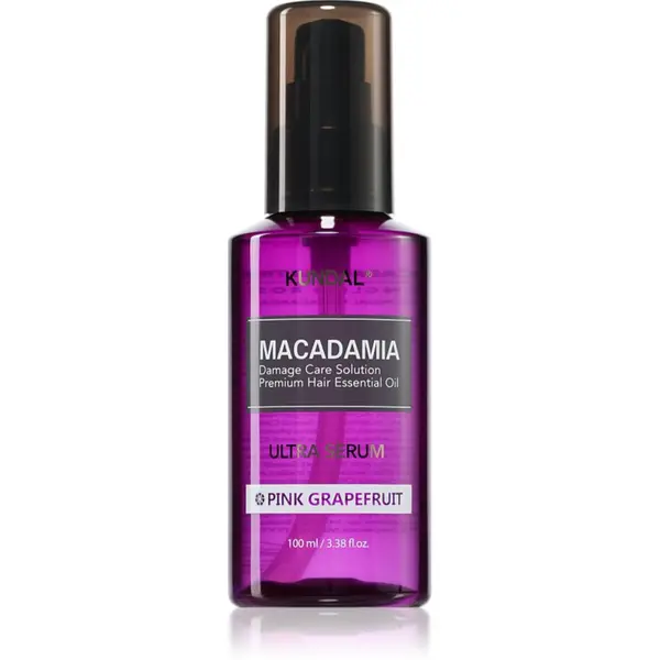 KUNDAL KUNDAL Macadamia Ultra Serum Pink Grapefruit regenerirajući uljni serum za oštećenu kosu 100 ml