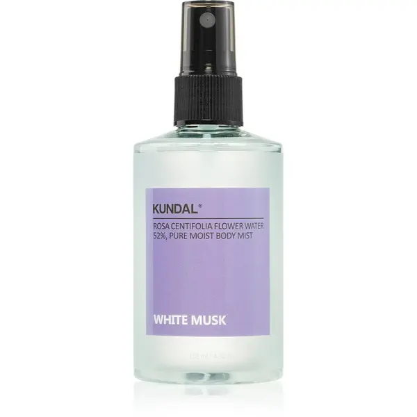 KUNDAL KUNDAL Pure Moist Body Mist White Musk magla za tijelo s umirujućim djelovanjem 128 ml