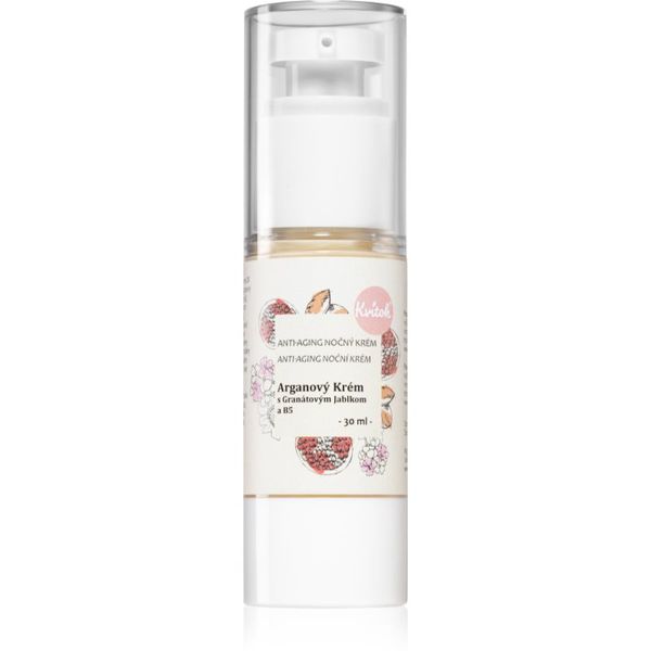 Kvitok Kvitok Argan cream with pomegranate krema za noć za zrelu kožu lica 30 ml