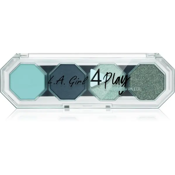 L.A. Girl Cosmetics L.A. Girl Cosmetics 4 Play paleta sjenila za oči nijansa All Nighter 3.2 g