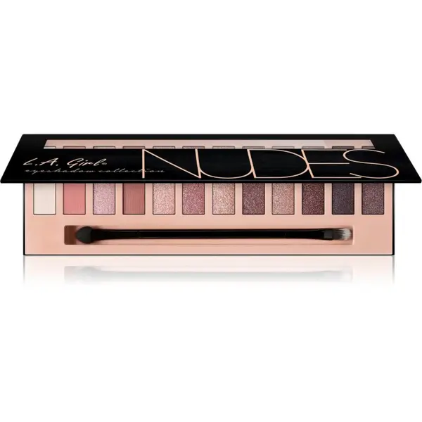 L.A. Girl Cosmetics L.A. Girl Cosmetics Beauty Brick Collection paleta sjenila za oči nijansa Nudes 12 g