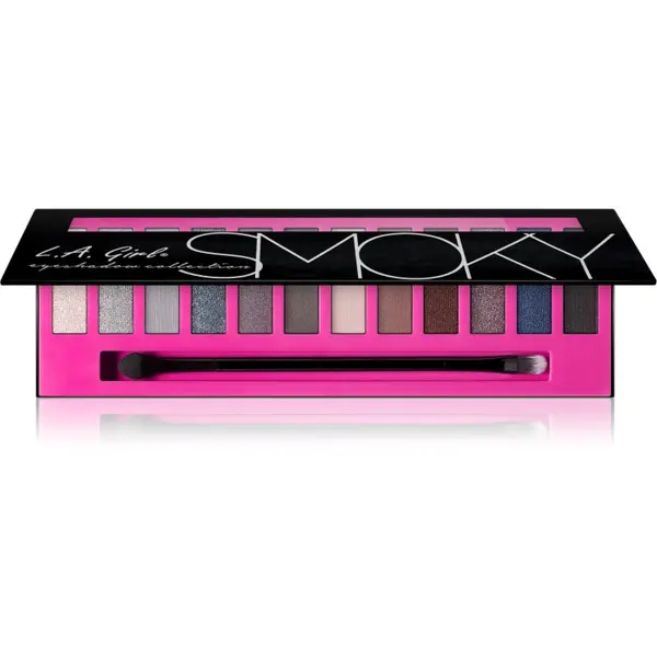L.A. Girl Cosmetics L.A. Girl Cosmetics Beauty Brick Collection paleta sjenila za oči nijansa Smoky 12 g