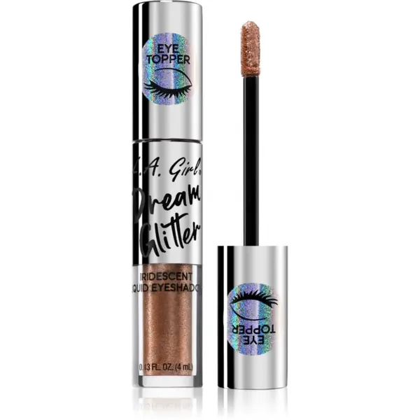 L.A. Girl Cosmetics L.A. Girl Cosmetics Dream Glitter tekuće sjenilo za oči sa šljokicama nijansa Golden Rays 4 ml