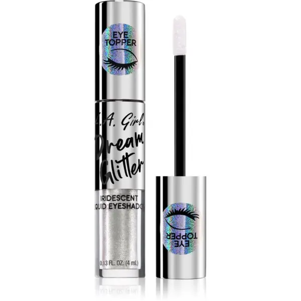 L.A. Girl Cosmetics L.A. Girl Cosmetics Dream Glitter tekuće sjenilo za oči sa šljokicama nijansa Iridescent Dream 4 ml
