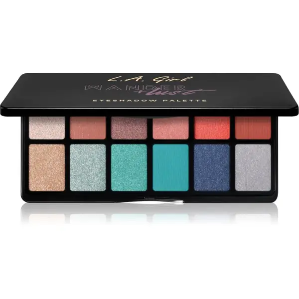 L.A. Girl Cosmetics L.A. Girl Cosmetics Fanatic paleta sjenila za oči nijansa Wanderlust 12x1 g