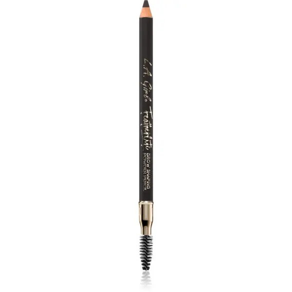 L.A. Girl Cosmetics L.A. Girl Cosmetics Featherlite dugotrajna olovka za obrve sa četkicom nijansa Soft Black 1.1 g