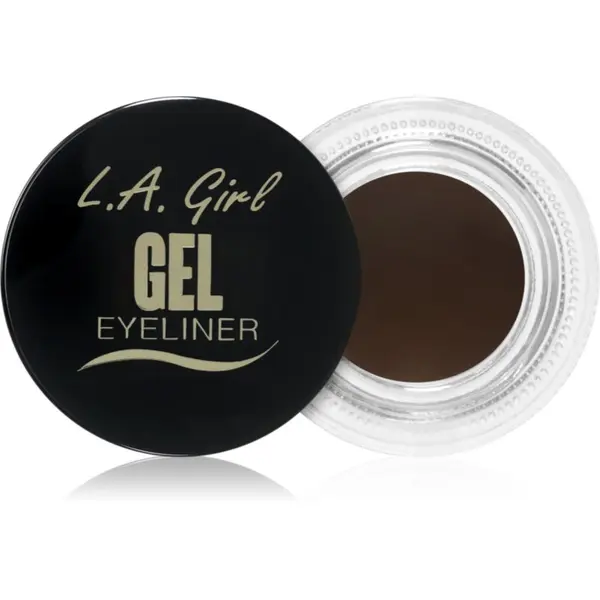 L.A. Girl Cosmetics L.A. Girl Cosmetics Gel Eyeliner tuš za oči u gelu nijansa Rich Chocolate Brown 3 g