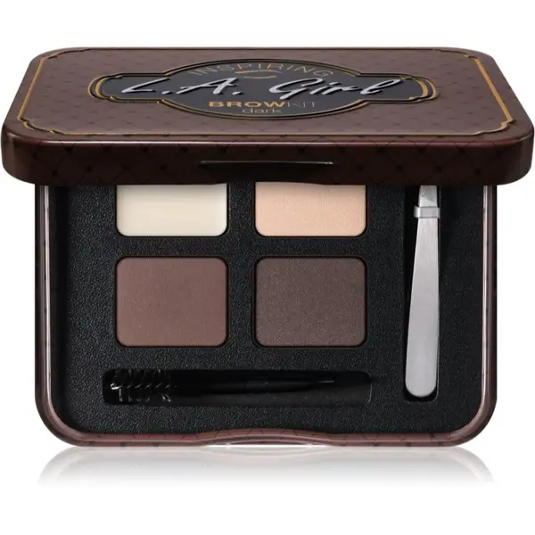 L.A. Girl Cosmetics L.A. Girl Cosmetics Inspiring set za oblikovanje obrva nijansa Dark and Defined 5.5 g