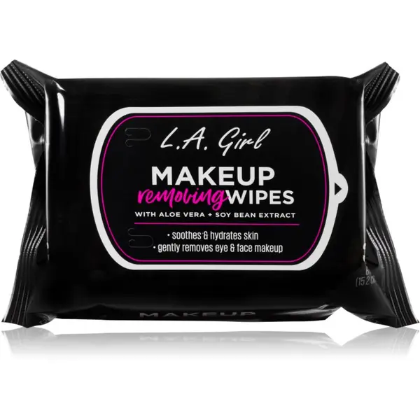 L.A. Girl Cosmetics L.A. Girl Cosmetics Makeup Removing Wipes maramice za skidanje pudera 30 kom