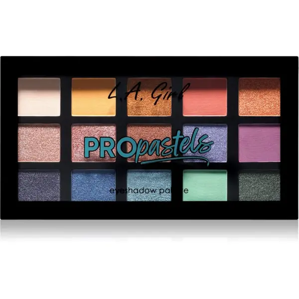 L.A. Girl Cosmetics L.A. Girl Cosmetics PRO Pastels paleta sjenila za oči 18 g