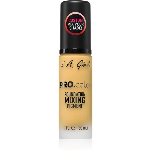 L.A. Girl Cosmetics L.A. Girl Cosmetics PRO. Color pigment za nijansiranje tekućeg pudera nijansa Yellow 30 ml