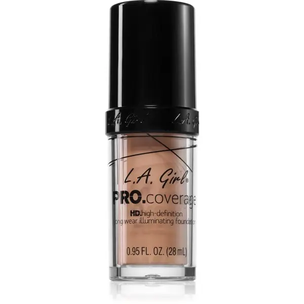 L.A. Girl Cosmetics L.A. Girl Cosmetics PRO. Coverage posvjetljujući tekući puder nijansa Fair 28 ml
