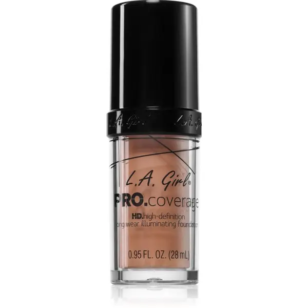 L.A. Girl Cosmetics L.A. Girl Cosmetics PRO. Coverage posvjetljujući tekući puder nijansa Natural 28 ml