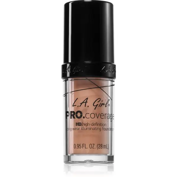 L.A. Girl Cosmetics L.A. Girl Cosmetics PRO. Coverage posvjetljujući tekući puder nijansa Porcelain 28 ml