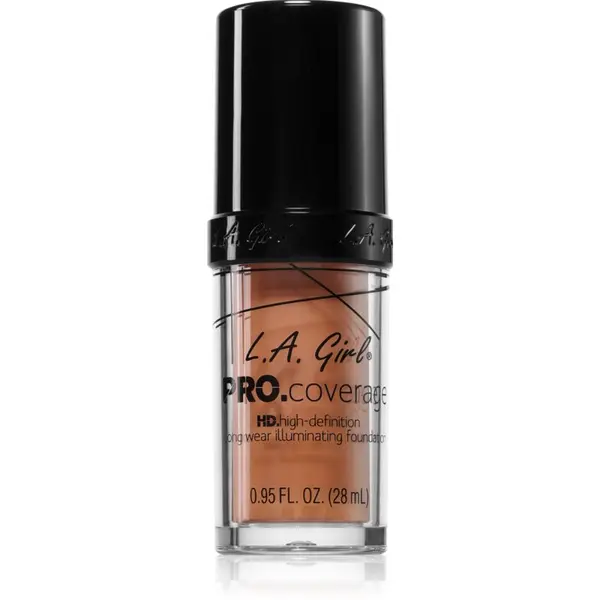 L.A. Girl Cosmetics L.A. Girl Cosmetics PRO. Coverage posvjetljujući tekući puder nijansa Soft Honey 28 ml