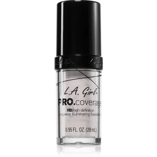 L.A. Girl Cosmetics L.A. Girl Cosmetics PRO. Coverage posvjetljujući tekući puder nijansa White 28 ml