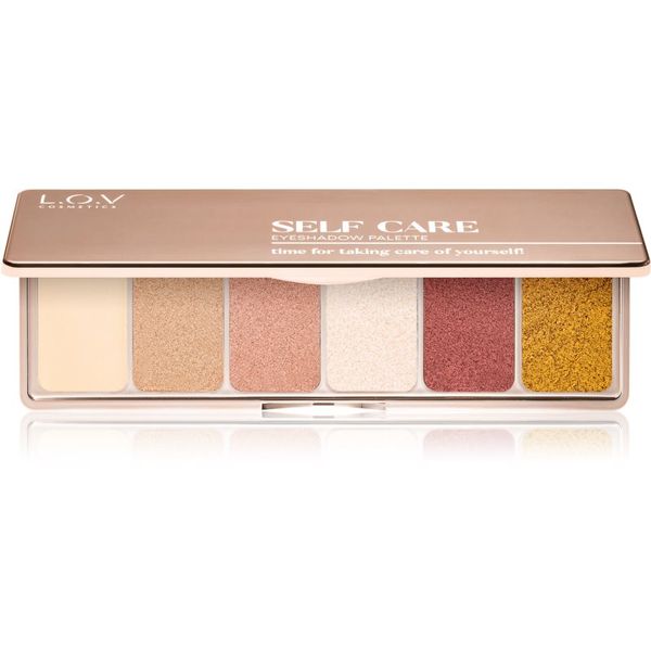 L.O.V. L.O.V. Eyeshadow Palette paleta sjenila za oči nijansa Self Care 12 g