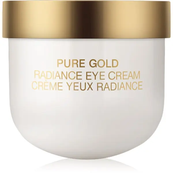 La Prairie La Prairie Pure Gold Radiance Eye Cream luksuzna krema za područje oko očiju i očne kapke za sjaj i zaglađivanje kože lica refill 20 ml