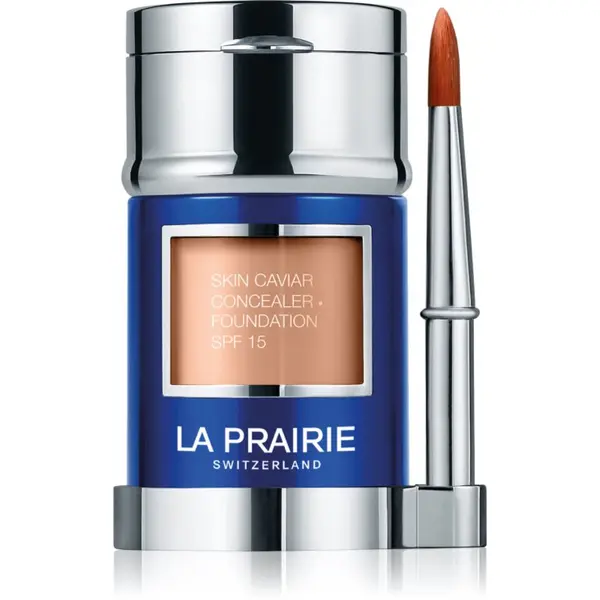La Prairie La Prairie Skin Caviar Concealer Foundation tekući puder i korektor SPF 15 nijansa NC-15 Crème Pêche 30 ml