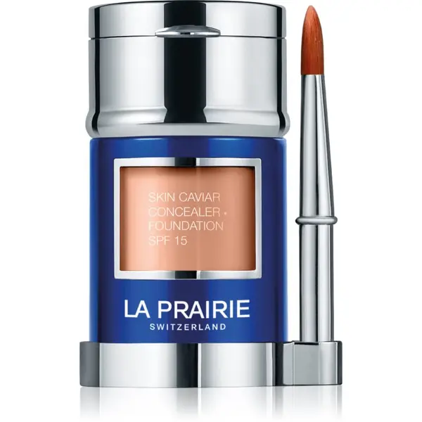 La Prairie La Prairie Skin Caviar Concealer Foundation tekući puder i korektor SPF 15 nijansa NC-20 Porcelaine Blush 30 ml
