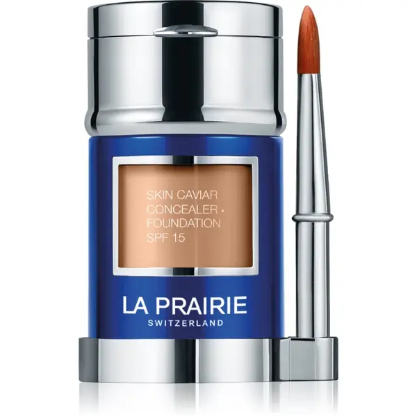 La Prairie La Prairie Skin Caviar Concealer Foundation tekući puder i korektor SPF 15 nijansa NW-10 Tender Ivory 30 ml