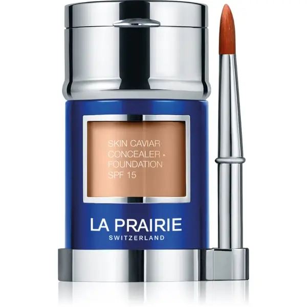 La Prairie La Prairie Skin Caviar Concealer Foundation tekući puder i korektor SPF 15 nijansa NW-15 Warm Linen 30 ml