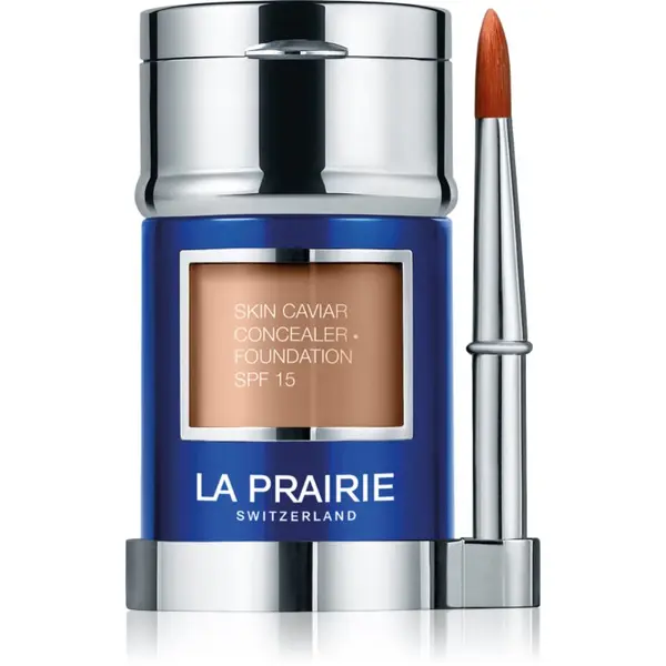 La Prairie La Prairie Skin Caviar Concealer Foundation tekući puder i korektor SPF 15 nijansa NW-40 Almond Beige 30 ml
