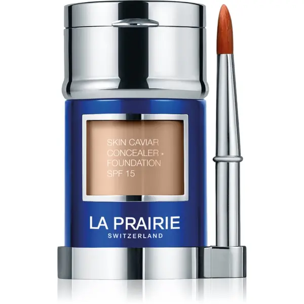 La Prairie La Prairie Skin Caviar Concealer Foundation tekući puder i korektor SPF 15 nijansa Tender Almond 30 ml