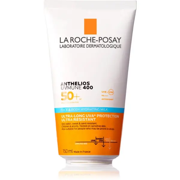 La Roche-Posay La Roche-Posay Anthelios UVMUNE 400 Face & Body zaštitno hidratantno mlijeko za lice i tijelo SPF 50+ 150 ml
