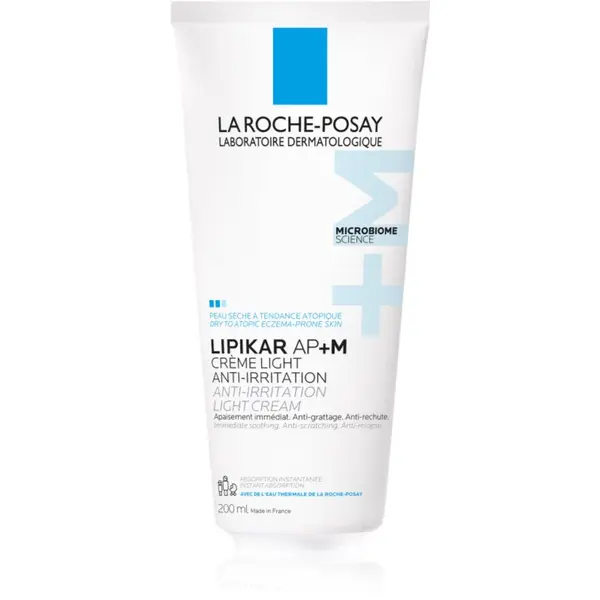 La Roche-Posay La Roche-Posay Lipikar AP+M Light Cream krema koja koži vraća lipide za suhu i atopičnu kožu 200 ml
