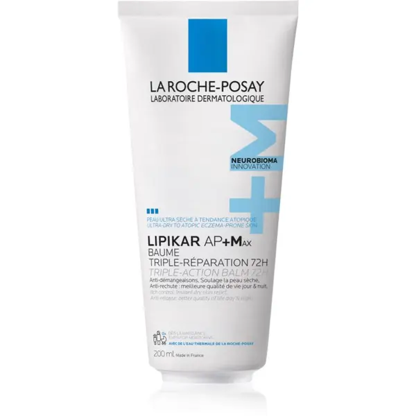 La Roche-Posay La Roche-Posay Lipikar AP+Max Balm balzam za njegu tijela za vrlo suhu, osjetljivu i atopičnu kožu 200 ml
