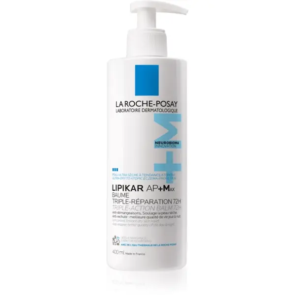 La Roche-Posay La Roche-Posay Lipikar AP+Max Balm balzam za njegu tijela za vrlo suhu, osjetljivu i atopičnu kožu 400 ml