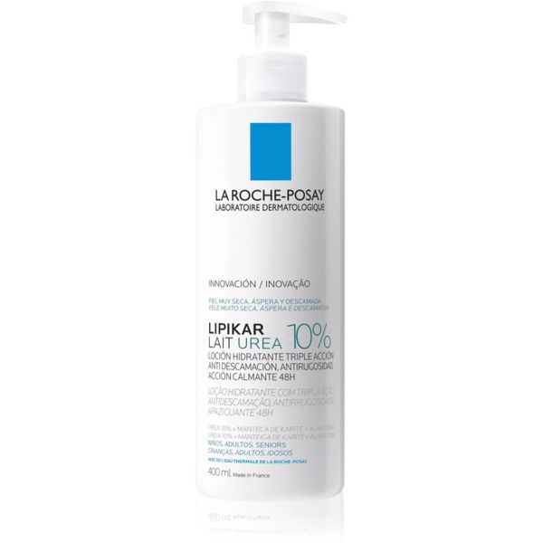 La Roche-Posay La Roche-Posay Lipikar Lait Urea 10% umirujuće mlijeko za tijelo za izrazito suhu kožu 400 ml