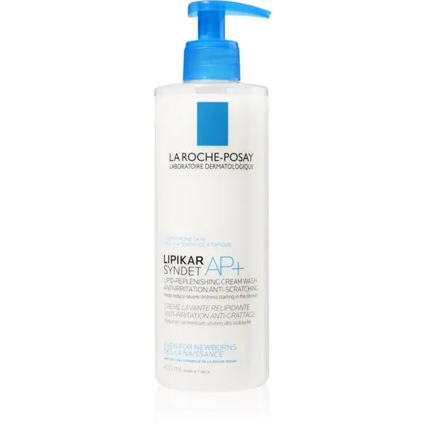 La Roche-Posay La Roche-Posay Lipikar Syndet AP+ kremasti gel za čišćenje protiv iritacije i svrbeži kože 400 ml