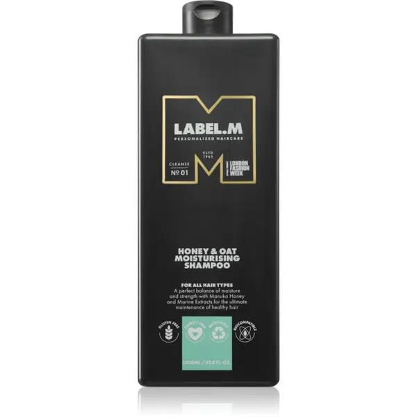 label.m label.m Honey & Oat hidratantni šampon za svakodnevnu uporabu 1000 ml