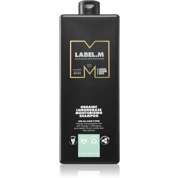 label.m label.m Lemongrass Moisturising Shampoo hidratantni šampon s limunom i limunskom travom 1000 ml