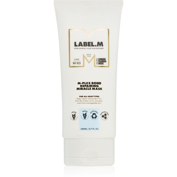 label.m label.m M-Plex Bond Repairing Miracle Mask maska za dubinsku njegu za sve tipove kose 200 ml