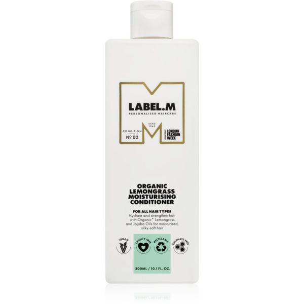 label.m label.m Organic Lemongrass hidratantni regenerator za sve tipove kose 300 ml