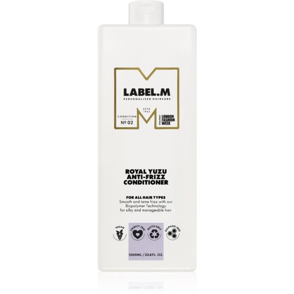label.m label.m Royal Yuzu regenerator za neposlušnu i anti-frizz kosu 1000 ml