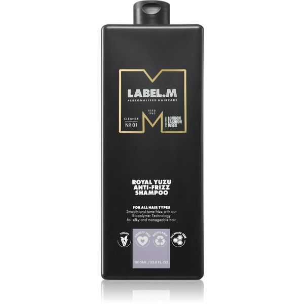 label.m label.m Royal Yuzu šampon za zaglađivanje vlasi anti-frizzy 1000 ml