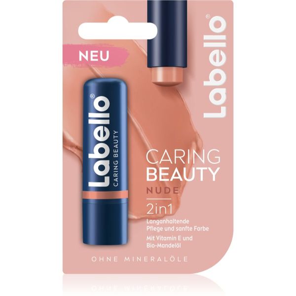 Labello Labello Caring Beauty balzam za toniranje za usne nijansa Nude 4,8 ml