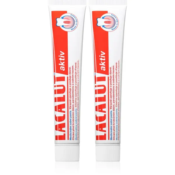Lacalut Lacalut Aktiv pasta za zube protiv paradentoze 2x75 ml
