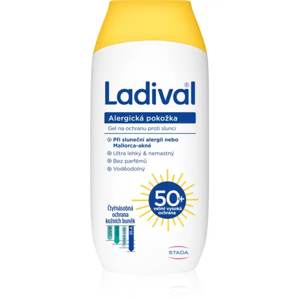 Ladival Ladival Allergic Skin zaštitni kremasti gel za sunčanje, za kožu alergičnu na sunce SPF 50+ 200 ml