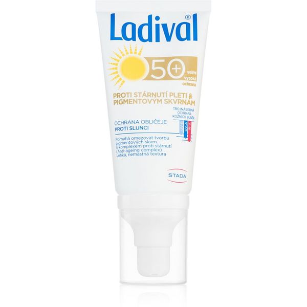 Ladival Ladival Anti-aging & Dark Spots zaštitna krema protiv starenja kože protiv pigmentnih mrlja SPF 50+ 50 ml